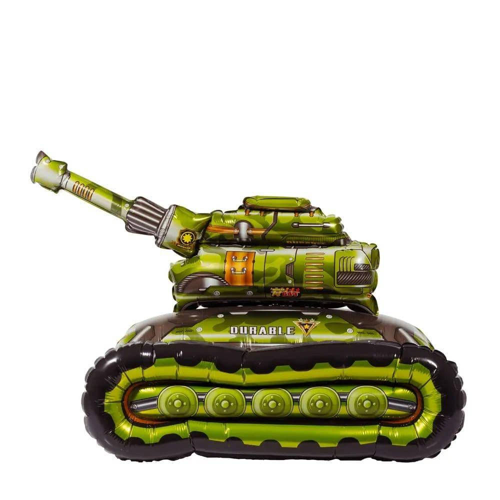 

Фольгированный шар ТАНК 4D 47х70см (28"), Зелёный