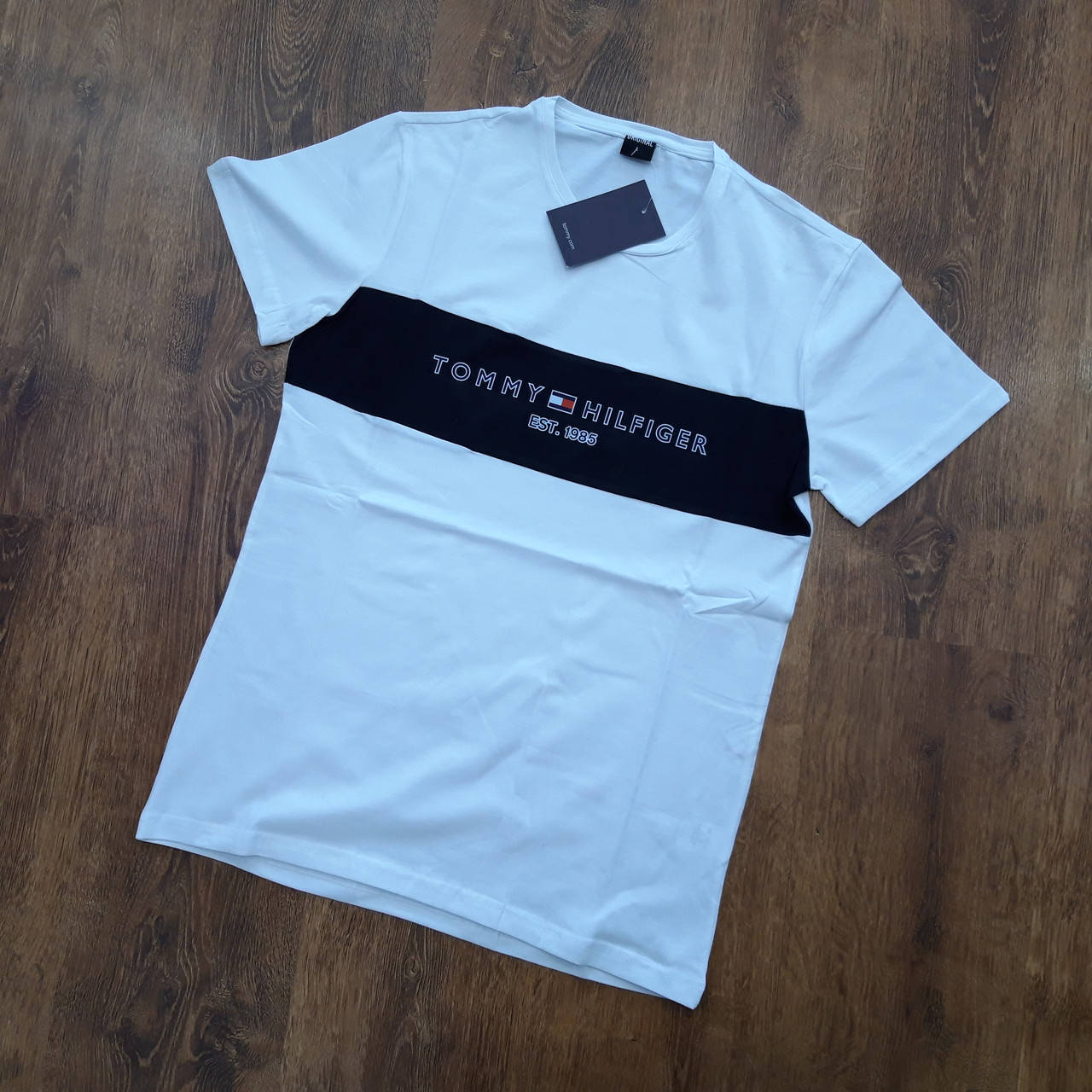 

Мужские футболки,хлопок "FASHION" Турция Томми 2XL/52 Белые