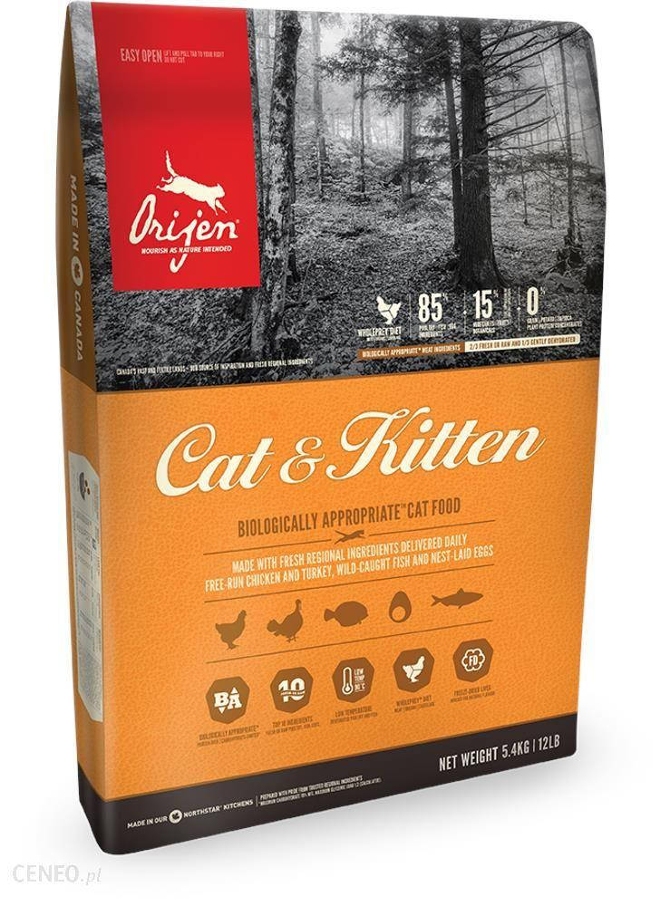 

Корм для котів Orijen Cat and Kitten 5,4 кг (o28054)