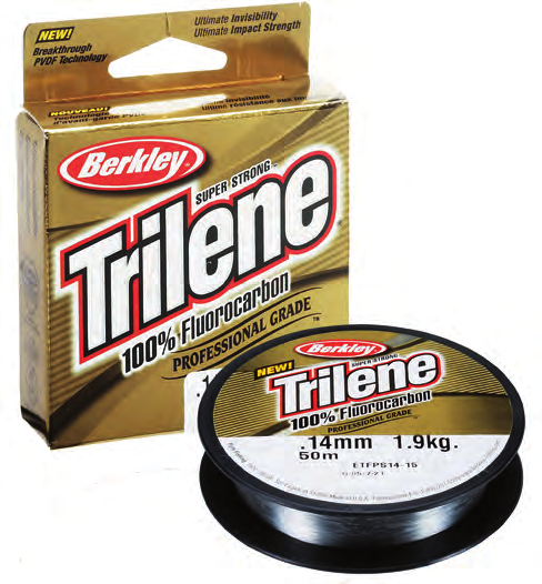 

Флюорокарбон Berkley Trilene 100% Fluorocarbon New 0,15mm 50m, Прозрачный