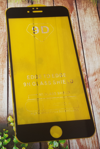 

Защитное стекло дисплея для Apple iPhone 6 Plus, 6S Plus, 9D, черное, Черный