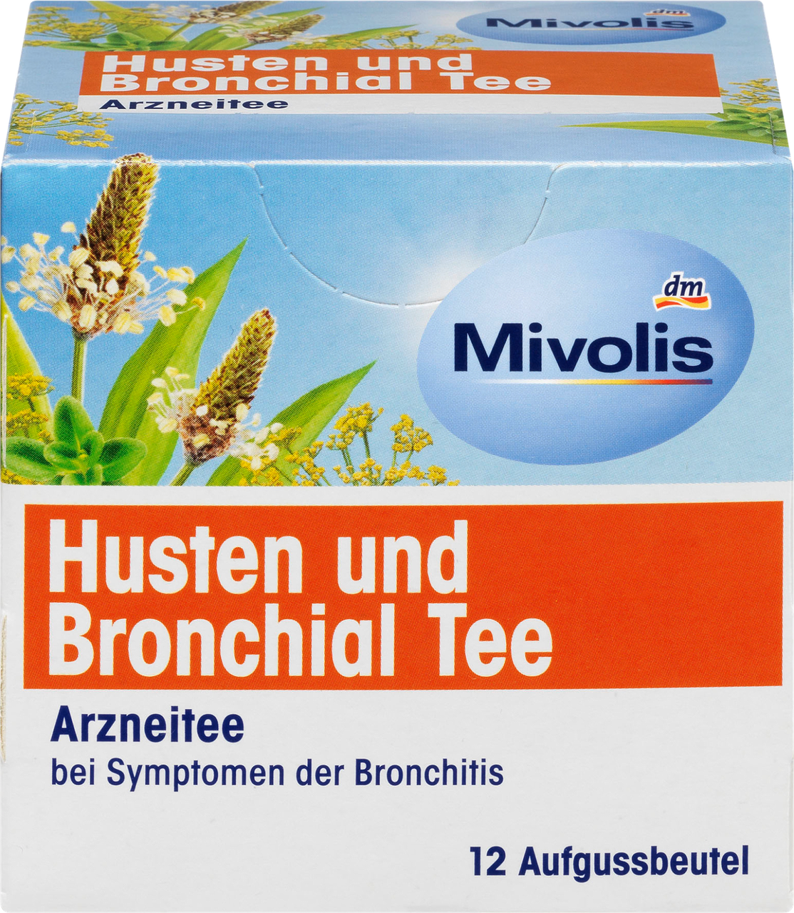 

Лечебный чай от кашля Mivolis Husten und Bronchial, 12 шт.