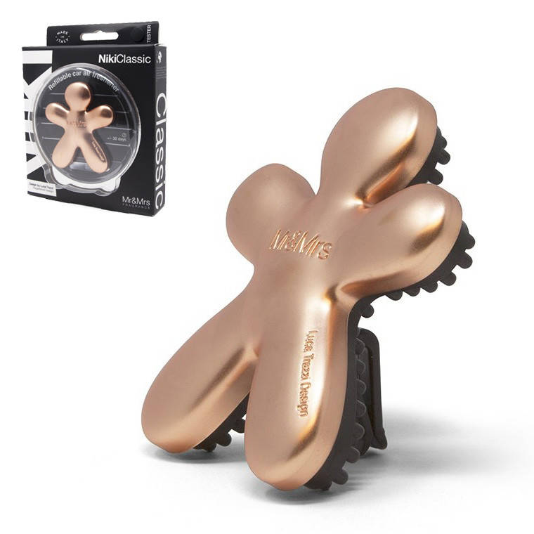 

Ароматизатор в машину человечек Mr&Mrs NIKI Cedar Wood - Pearly Pink Gold (JNIKI017)