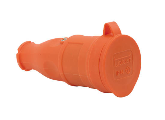 

Вилки розетки IP44 розетка кабельная, оранжевая