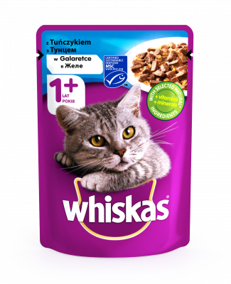 

Влажный корм Вискас Whiskas с тунцом в желе 100 г х 24 шт