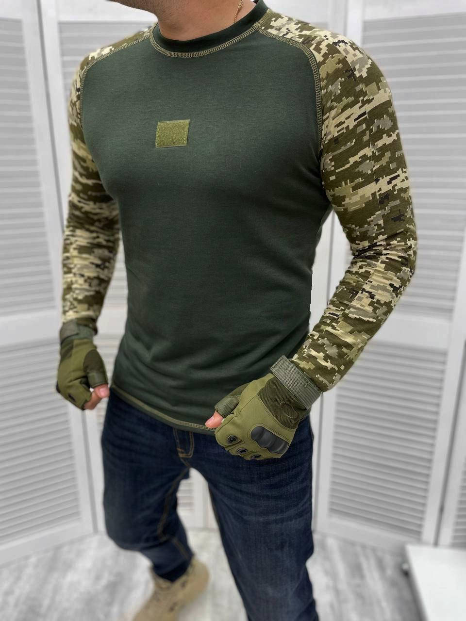 

Военная армейская футболка кофта хаки Panisher