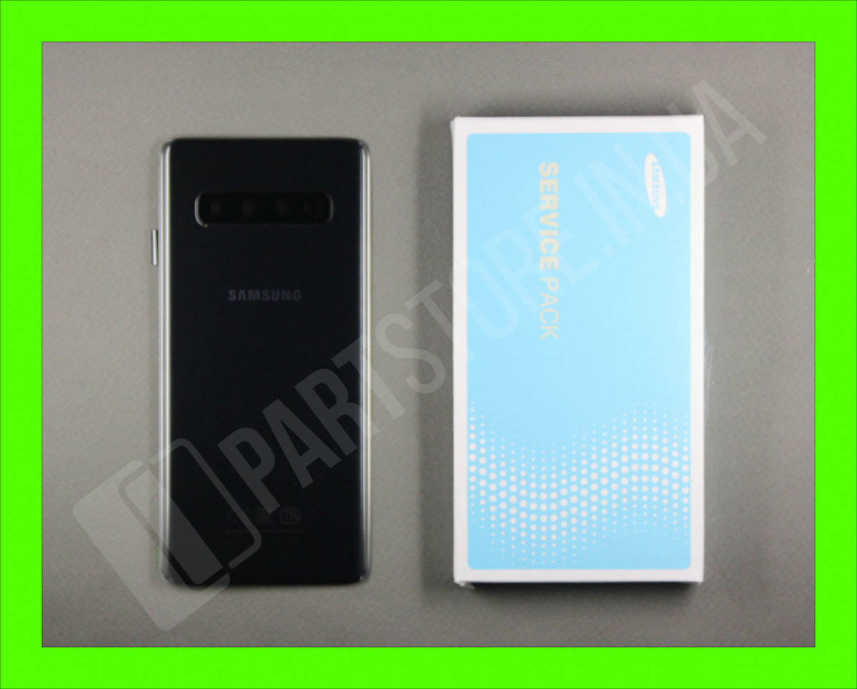 

Крышка Samsung G973 Black S10 (GH82-18574A) сервисный оригинал, Черный