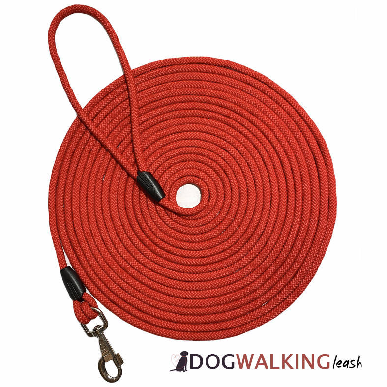 

Поводок для собак шнур Dog Walking 8 мм 10 м черный