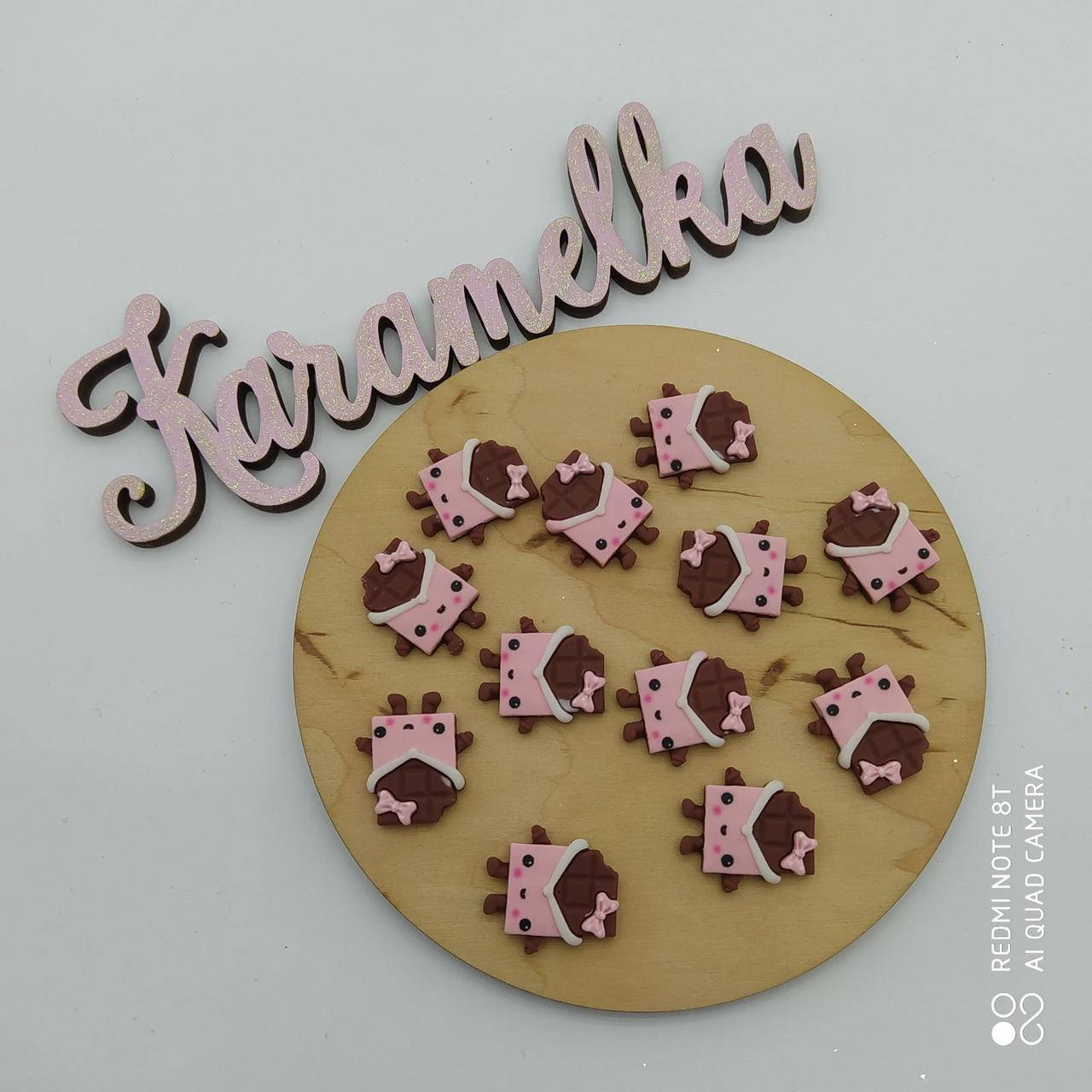 

Кабошон Шоколадка, 22*20мм