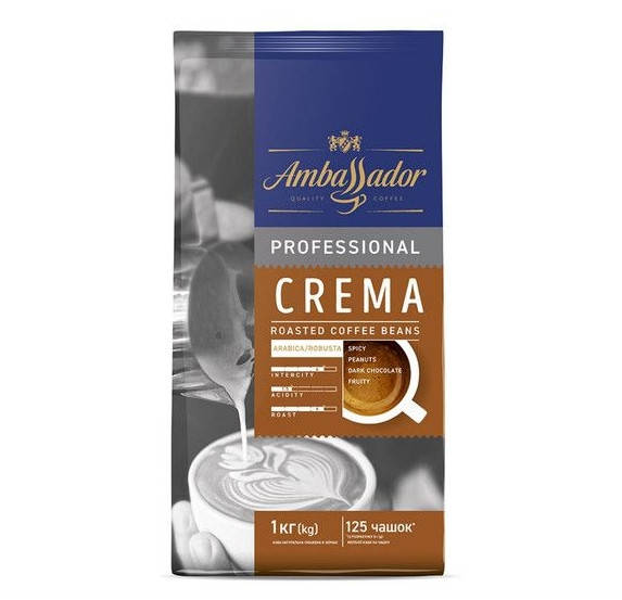 

Кава в зернах Ambassador Professional Crema 1000 г
