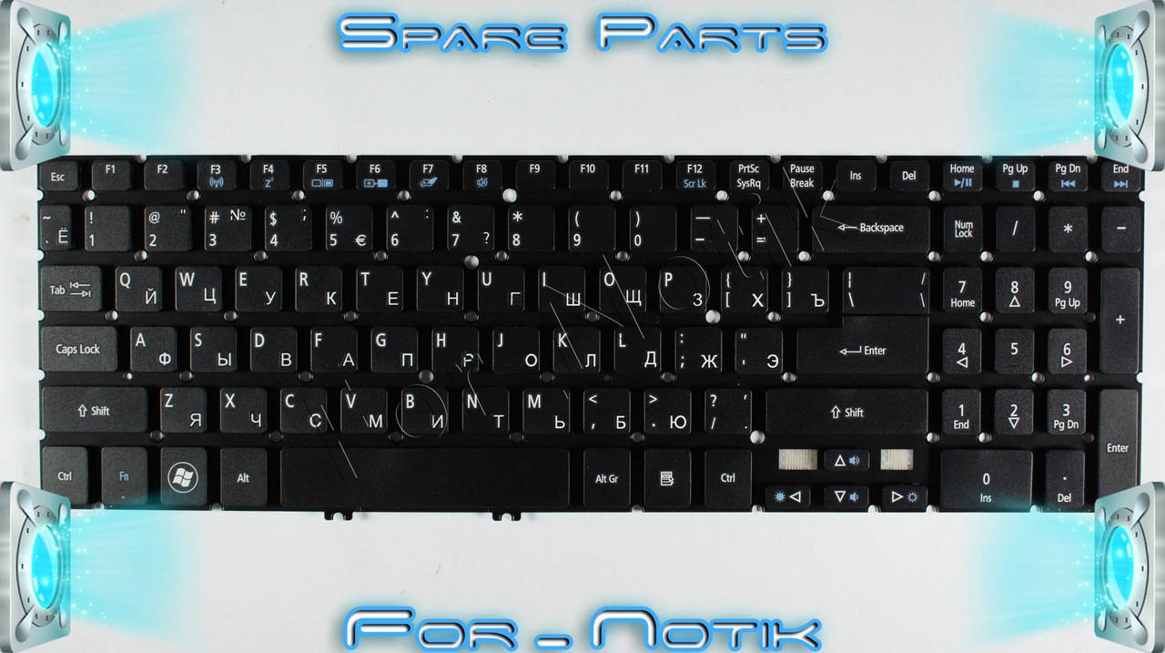 

Клавиатура ACER Aspire M5-583 M5-583P Aspire V5-531 V5-531G V5-551 V5-551G V5-571 V5-571G V5-571P V5-571PG, Черный