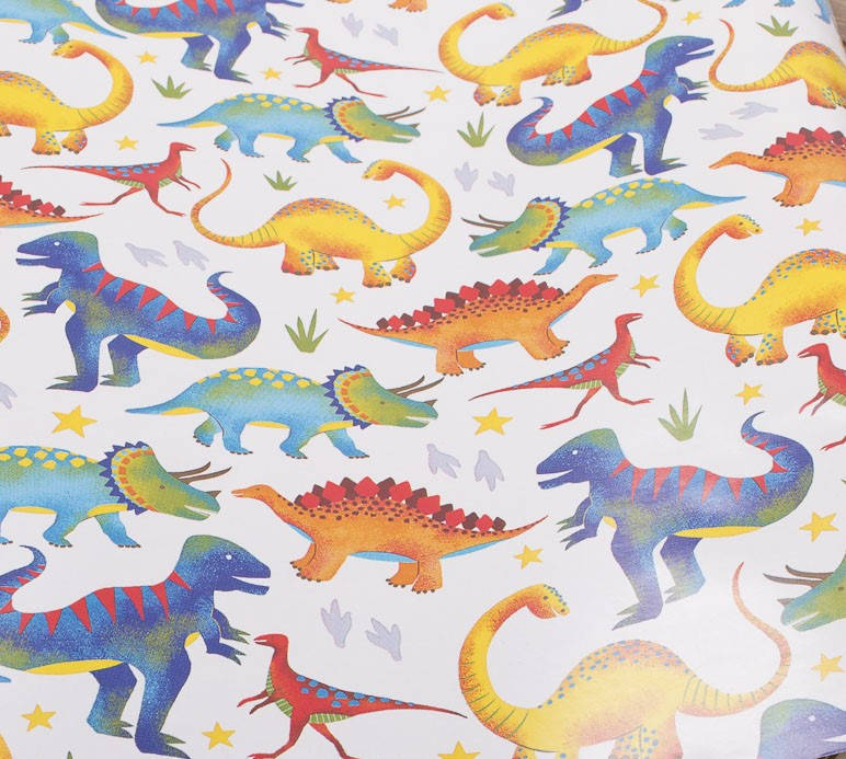 

Подарочная бумага 70см х10 м "Динозавры"