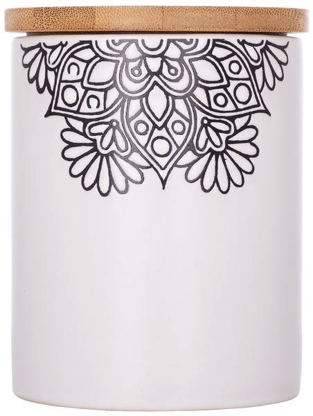 

Банка для хранения сыпучих продуктов Limited Edition Kora белая 500 мл, Белый