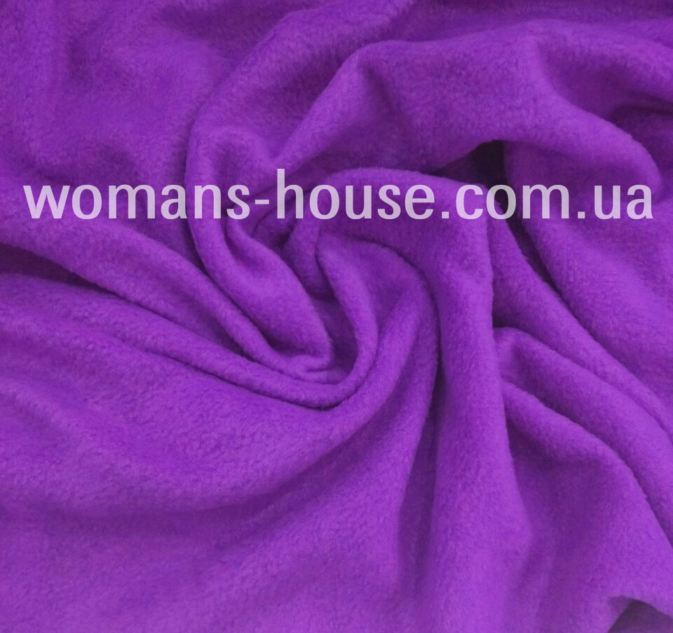 

Флис однотонный Сиреневый