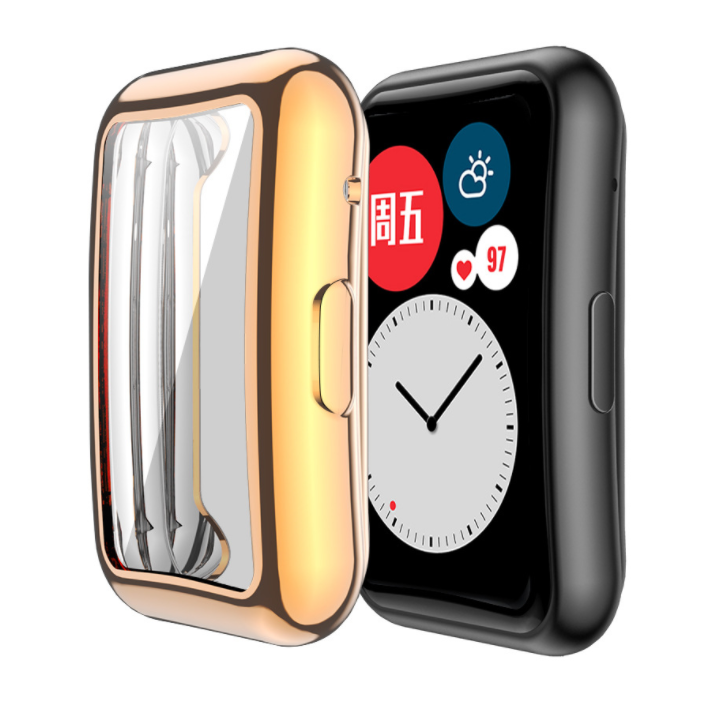 

Чехол-накладка DK Silicone Face Case для Huawei Watch Fit (rose gold)