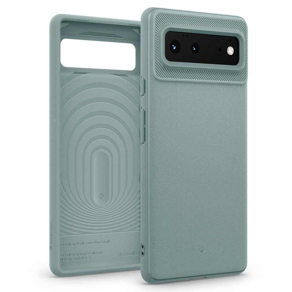 

Чехол Caseology Vault для Google Pixel 6 Sage Green (ACS03451), Зелёный