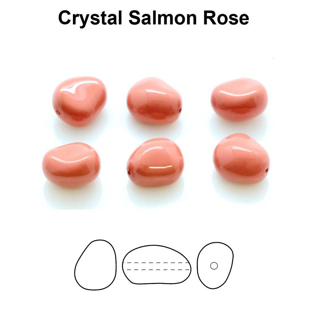 

Перлини Preciosa Elliptic 11x9.5 mm Salmon Rose