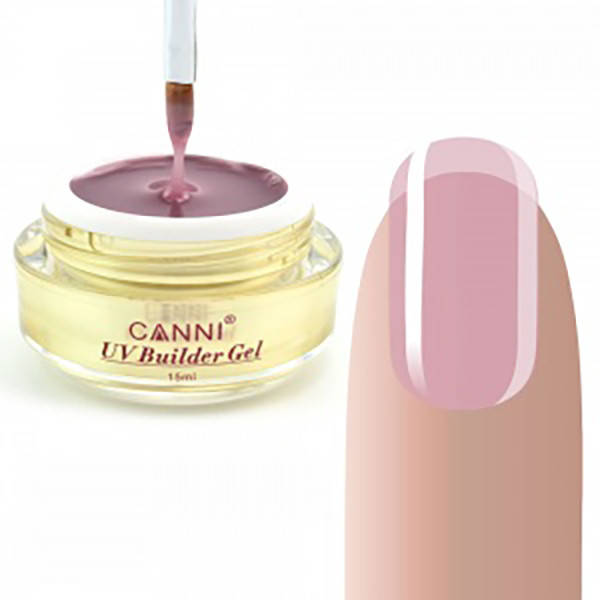 

Конструирующий гель Canni 320 Pink clear полупрозрачный 15 мл
