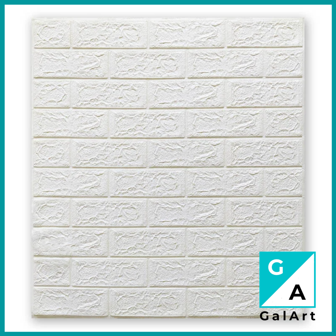 

Самоклеющаяся декоративная 3D панель под белый кирпич 700*770*5мм 3д самоклейка для стен спальни коридора