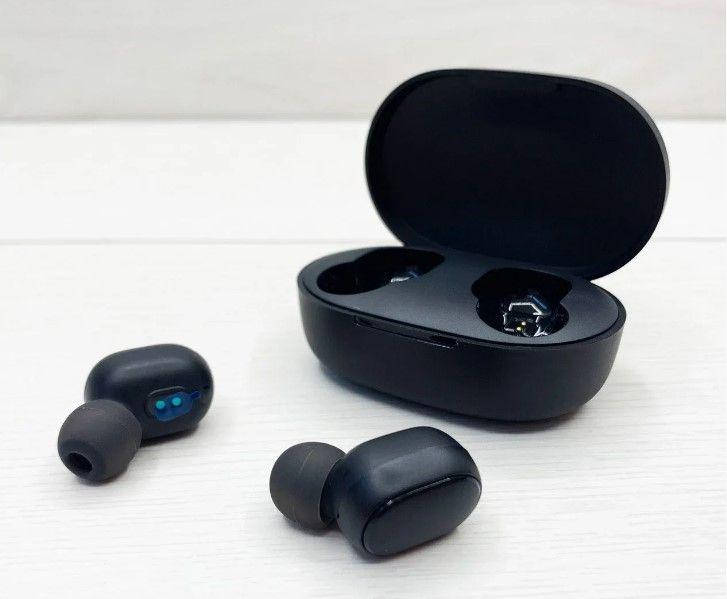 

Наушники беспроводные черные в кейсе Redmi AirDots Black, Черный