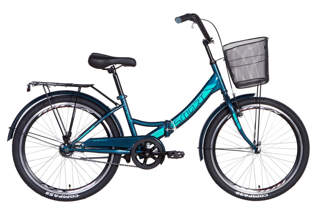 

Велосипед 24" Formula Twist с корзиной 2021 (малахитовый)