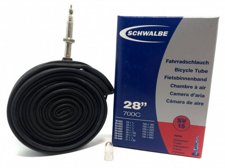 

Камeра велосипеда 28" - Schwalbe SV15 Presta Вентиль L: 50мм.