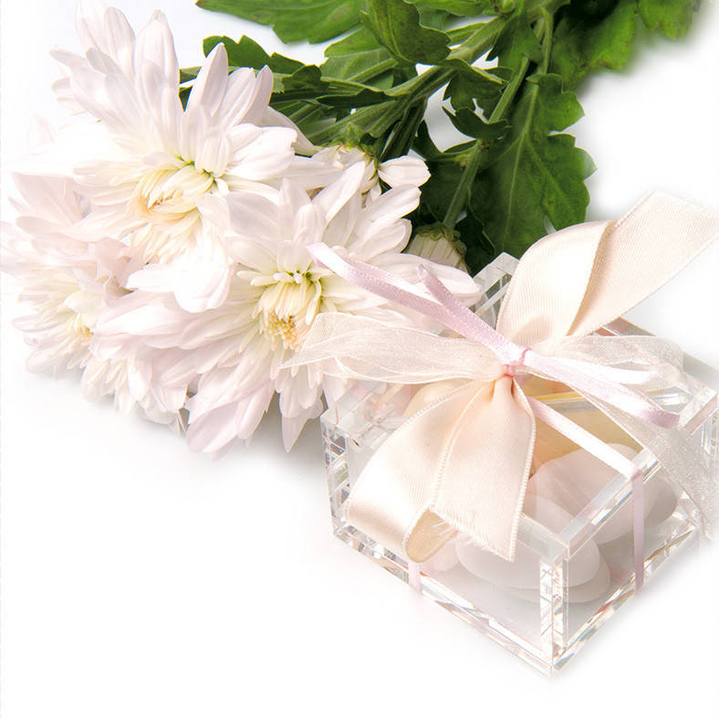 

Подарочные пакеты "Белые астры" размер 16х16 см (6 шт/уп), Белый