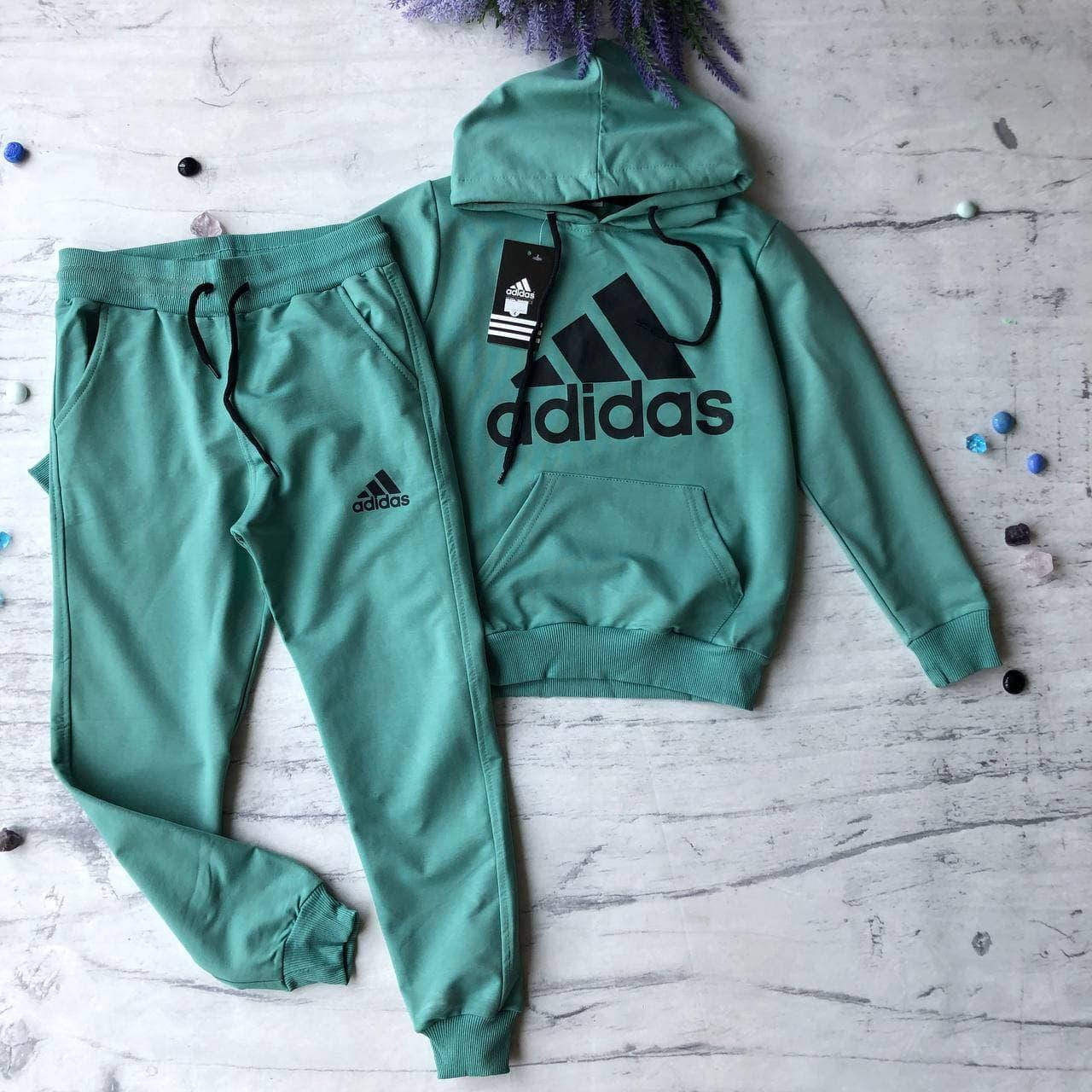 

Спортивный костюм на мальчика подростка в стиле Adidas 10. Размер 128 см, 176 см