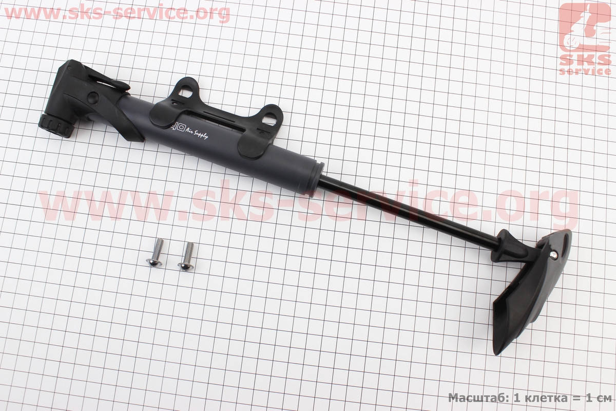 

Насос пластмассовый с Т-ручкой, черно-серый GP 96 (403769)