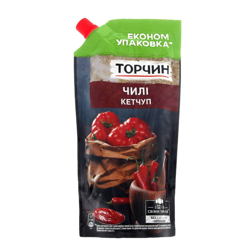 

Кетчуп Чили Торчин 400 г.
