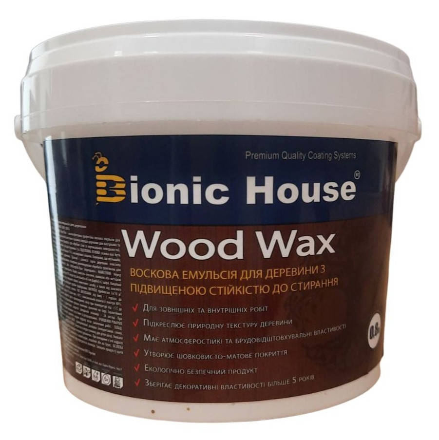 

Краска-воск для дерева "Wood Wax" 0,8 л