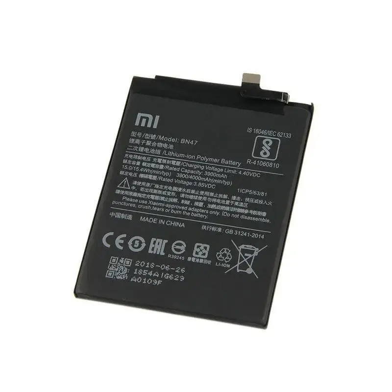 

Аккумуляторная батарея BN47 для мобильного телефона Xiaomi MI A2 Lite, Redmi 6 Pro