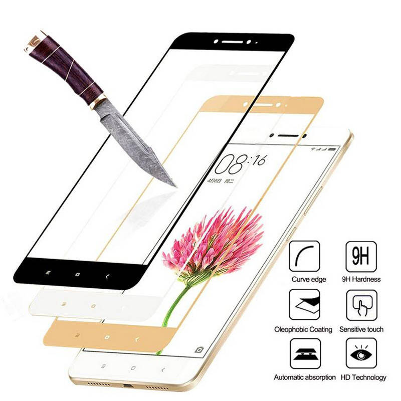 

Защитное стекло для Xiaomi Redmi 4 Prime (чёрное, белое, золотистое) белое