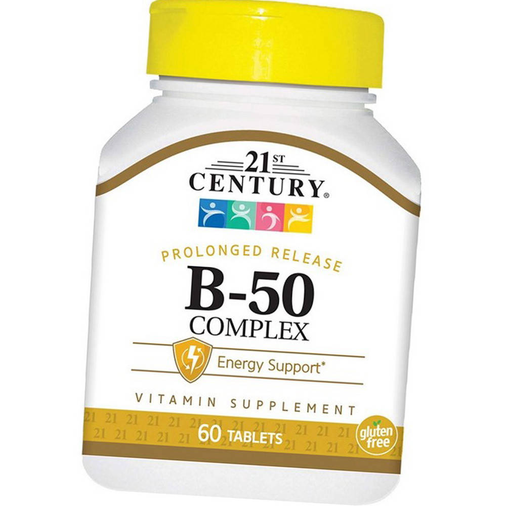 

Витамины группы В 21st Century B-50 Complex 60 таб