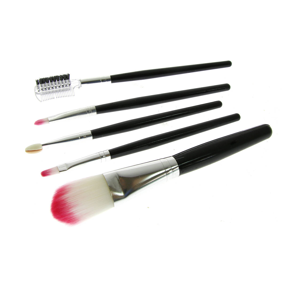 

Набор кистей для макияжа 5 шт Global Fashion Cosmetic Brush, черная ручка
