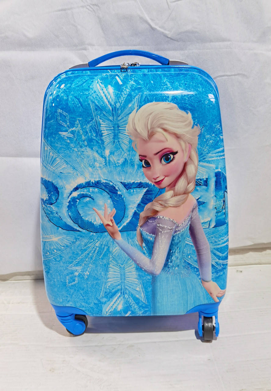 

Детский пластиковый чемодан Disney Холодное сердце, Эльза и Анна, Голубой