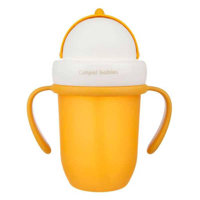 

Кружка с трубочкой матовая Canpol babies 210 мл 56/522_yel Желтая, Желтый