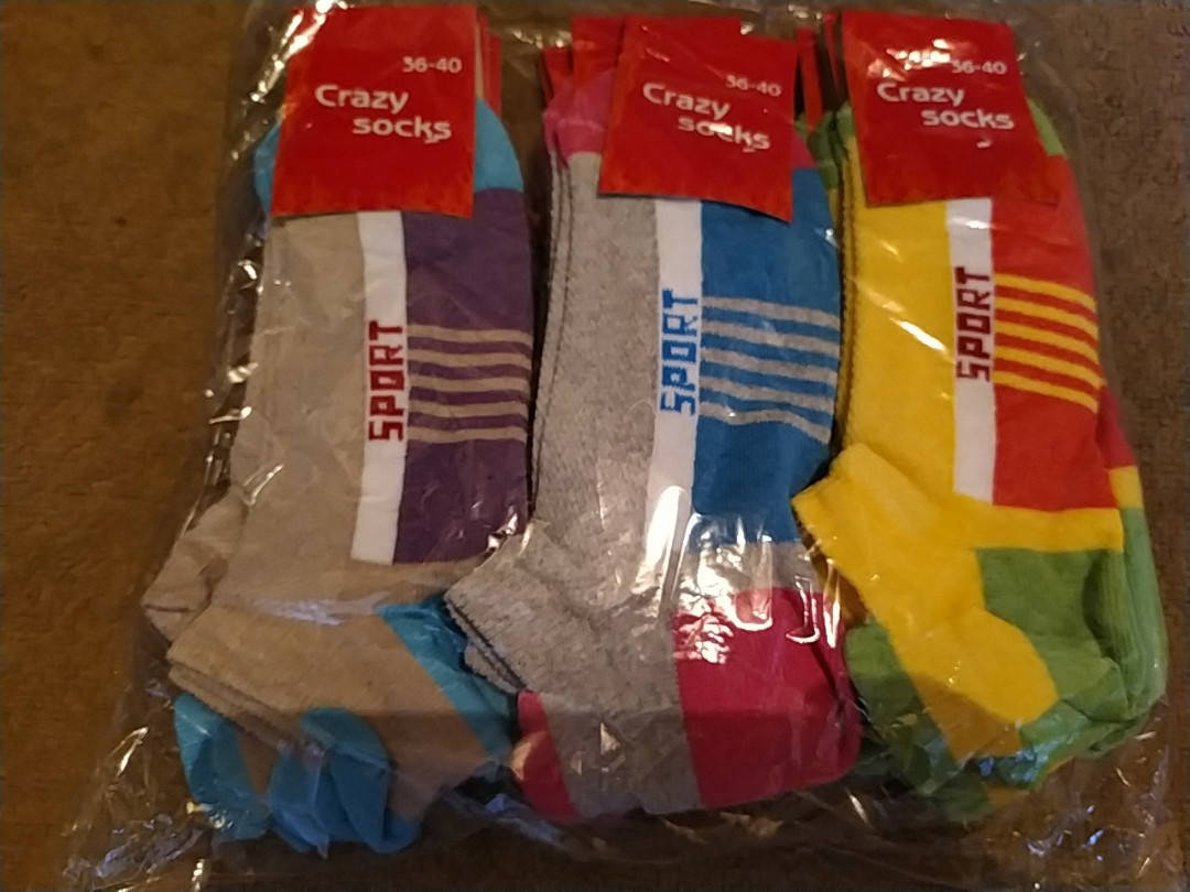 

Женские спортивные носки Сеточка ,,Crezy socks,, 36-40 ассорти, Разные цвета