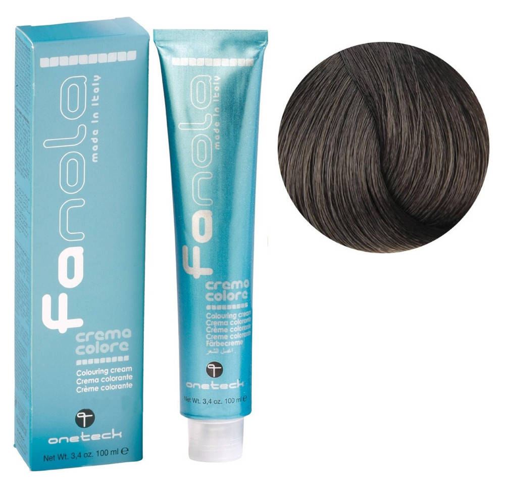 

Крем-краска для волос Fanola №6/1 Dark Blonde Ash 100 мл (2995Gu)