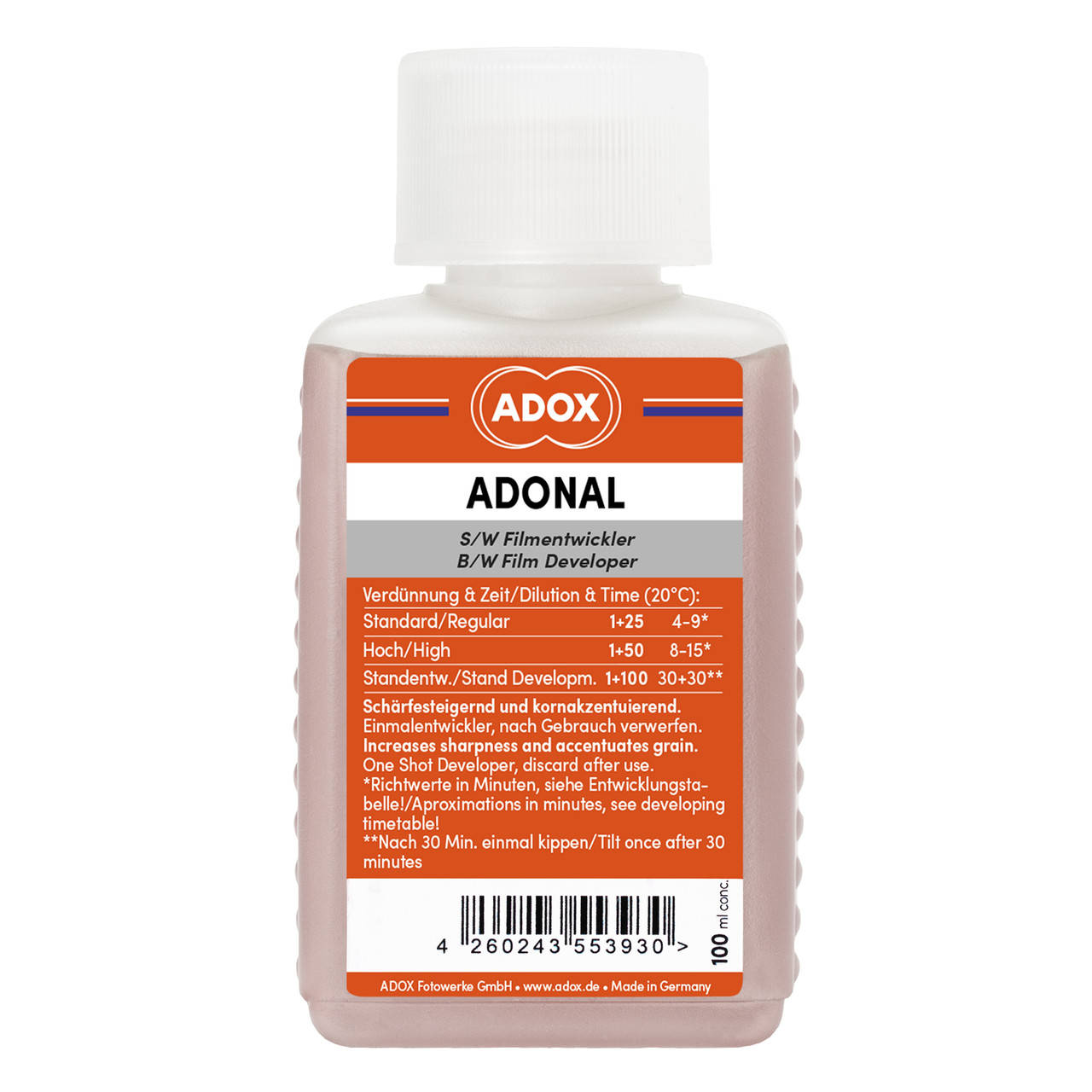 

Проявитель ADOX ADONAL (RODINAL) 100 мл.