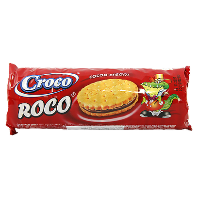 

Печиво з шоколадним кремом Кроко Croco 150g 23шт/ящ (Код : 00-00006049)