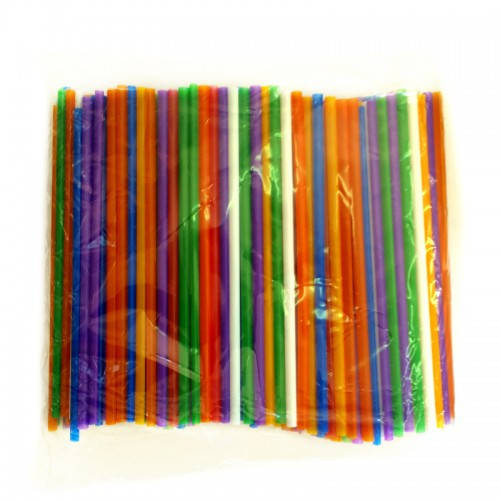 

Трубочка фреш цветная без гофры 21см 1000шт/уп