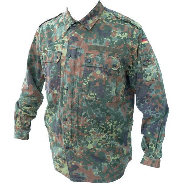 

Новый военный камуфляжный китель армии Германии для армии, расцветка Flecktarn