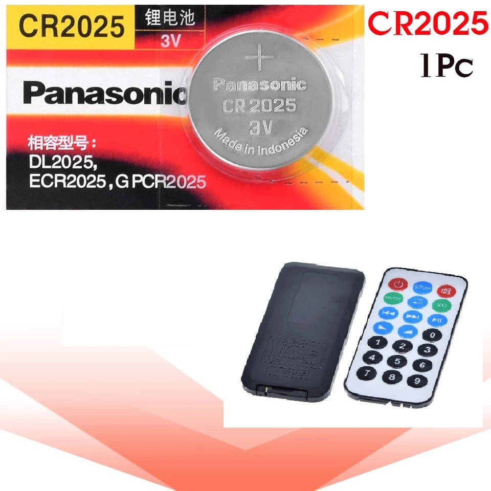 

Батарейка CR2025 Panasonic для пультов MP3 Bluetooth модулей Kebidu, 100% оригинал