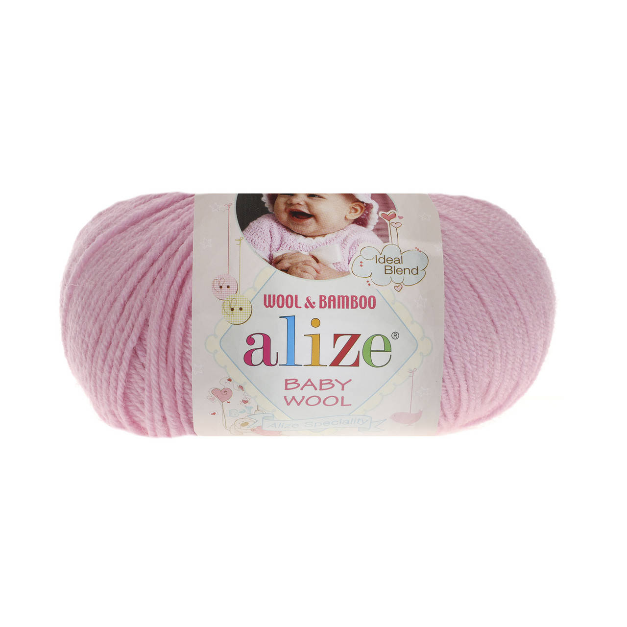 

Alize Baby wool (Ализе Беби вул) 185 детская пряжа, Разные цвета