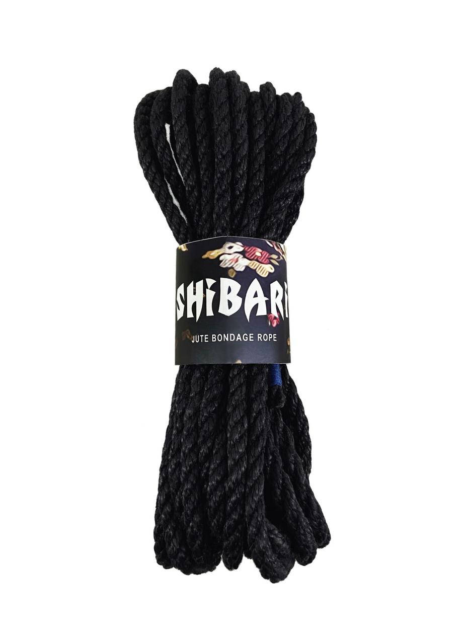 

Джутовая веревка для Шибари Feral Feelings Shibari Rope, 8 м черная Kitty