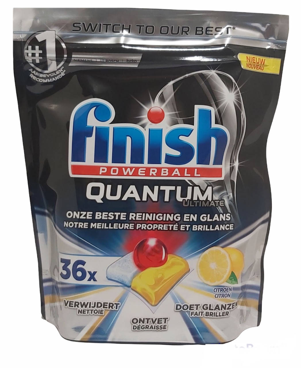 

Таблетки Finish Quantum Ultimate Lemon для посудомоечных машин 36 шт