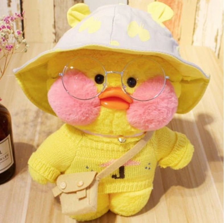 

Уточка Лалафанфан в одежде и с аксессуарами Lalafanfan Duck