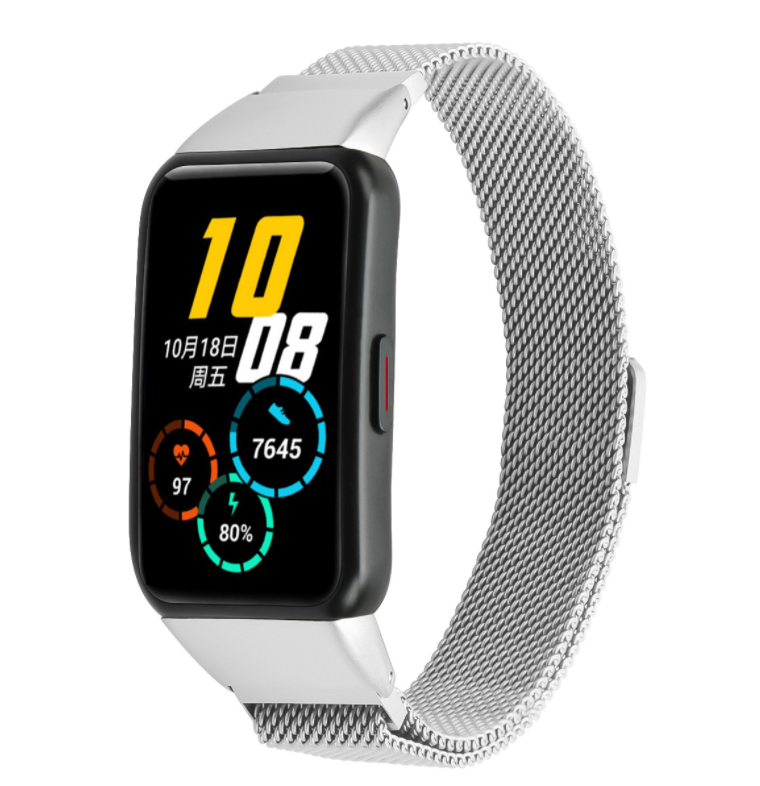 

Ремешок DK Metal Milanese Loop Magnetic для Honor Band 6 (012956) (silver)