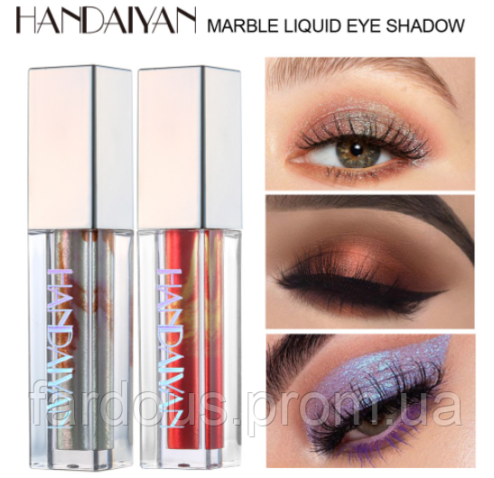 

Жидкие тени, глиттер хамелеон для век HANDAIYAN. Разные цвета